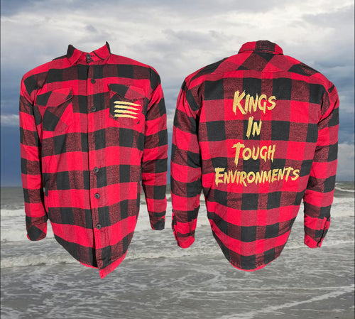 Kings reflective flannel